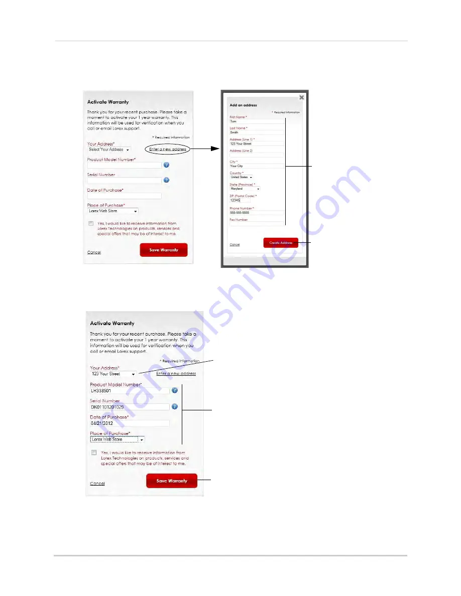 Lorex Vantage ECO BlackBox LH014 Instruction Manual Download Page 70