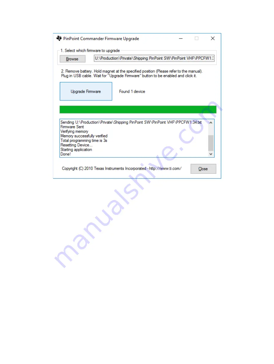 Lotek PinPoint Commander User Manual Download Page 22