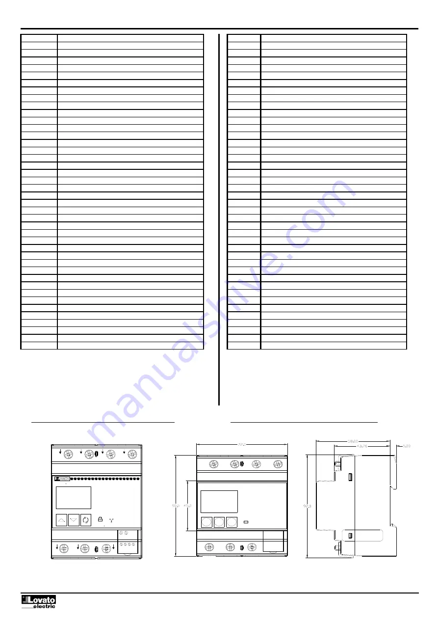 LOVATO ELECTRIC DMED302 Instruction Manual Download Page 7