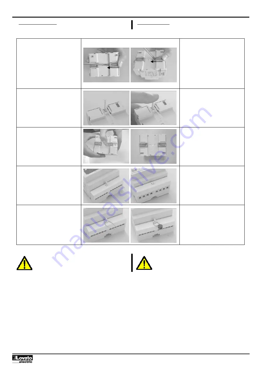 LOVATO ELECTRIC EXM80 04 Instruction Manual Download Page 2