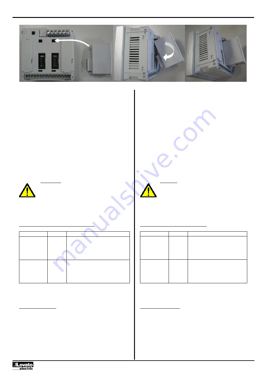 LOVATO ELECTRIC EXP1013 Instruction Manual Download Page 2