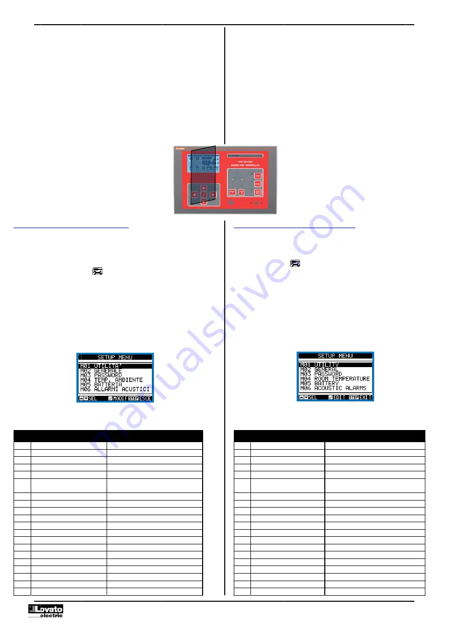 LOVATO ELECTRIC FFL DP Series Instruction Manual Download Page 14