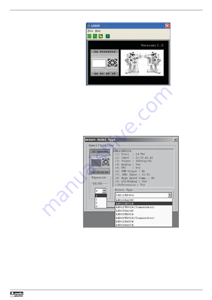 LOVATO ELECTRIC LRX D01 User Manual Download Page 17