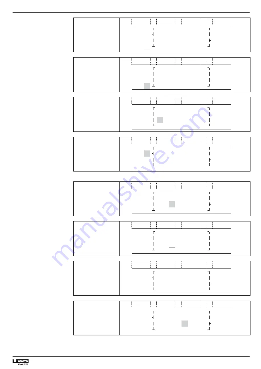 LOVATO ELECTRIC LRX D01 User Manual Download Page 125