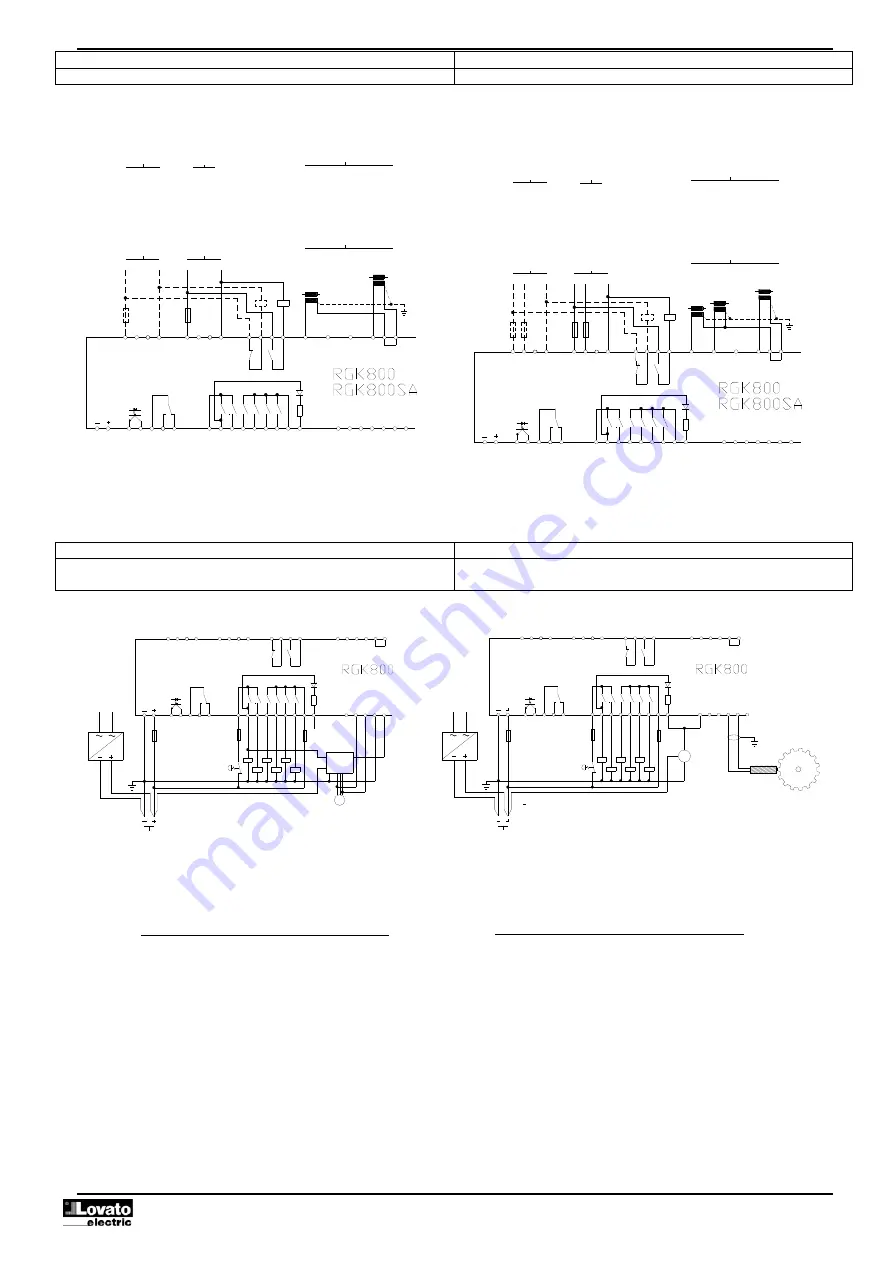 LOVATO ELECTRIC RGK800 Instruction Manual Download Page 45