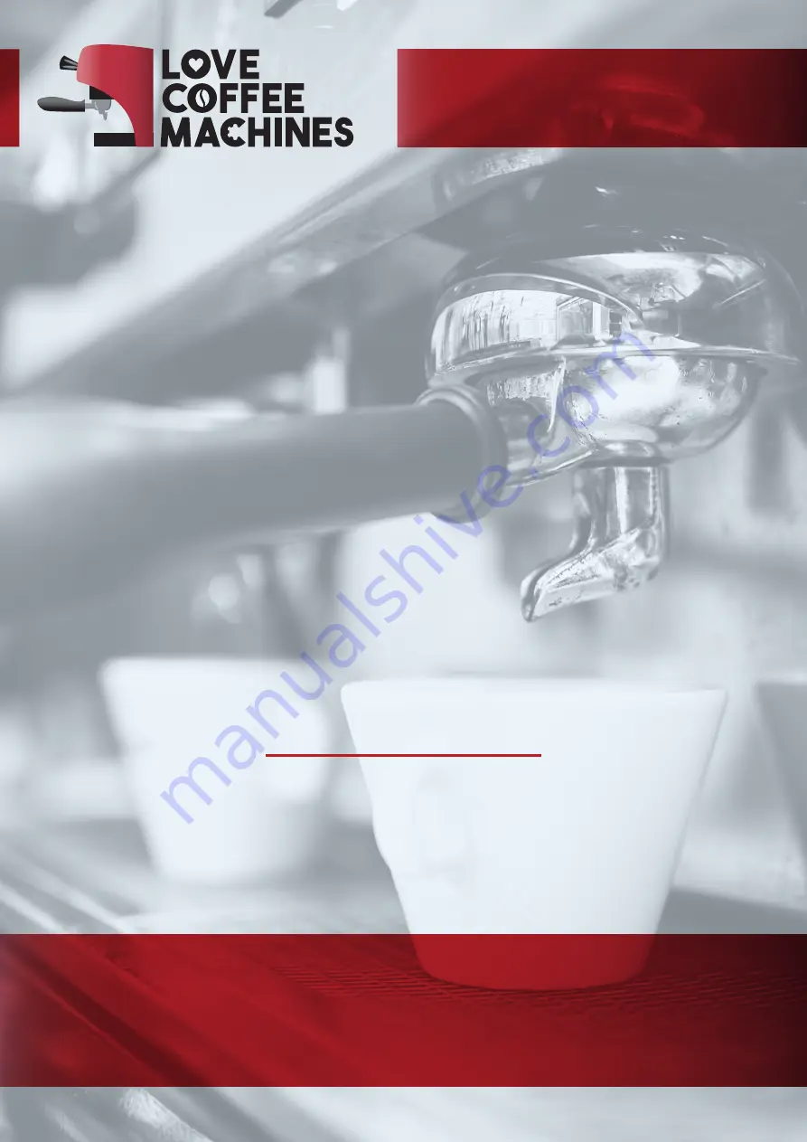 Love Coffee Machines FUTURA PLUS 4U Manual Download Page 1