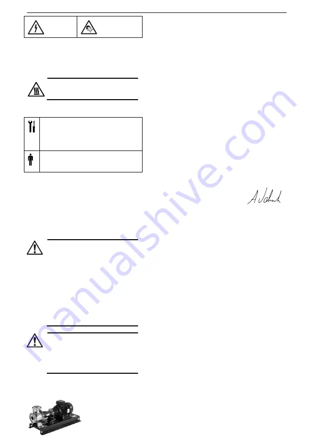 Lowara ESH ATEX Installation, Operation And Maintenance Manual Download Page 3