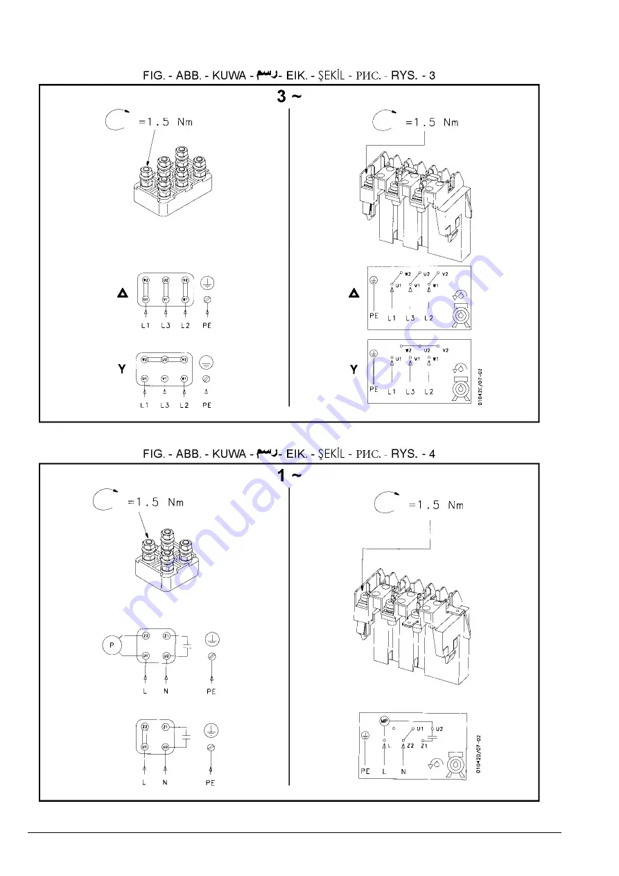 Lowara TDB 120 Installation And Operating Instructions Manual Download Page 18