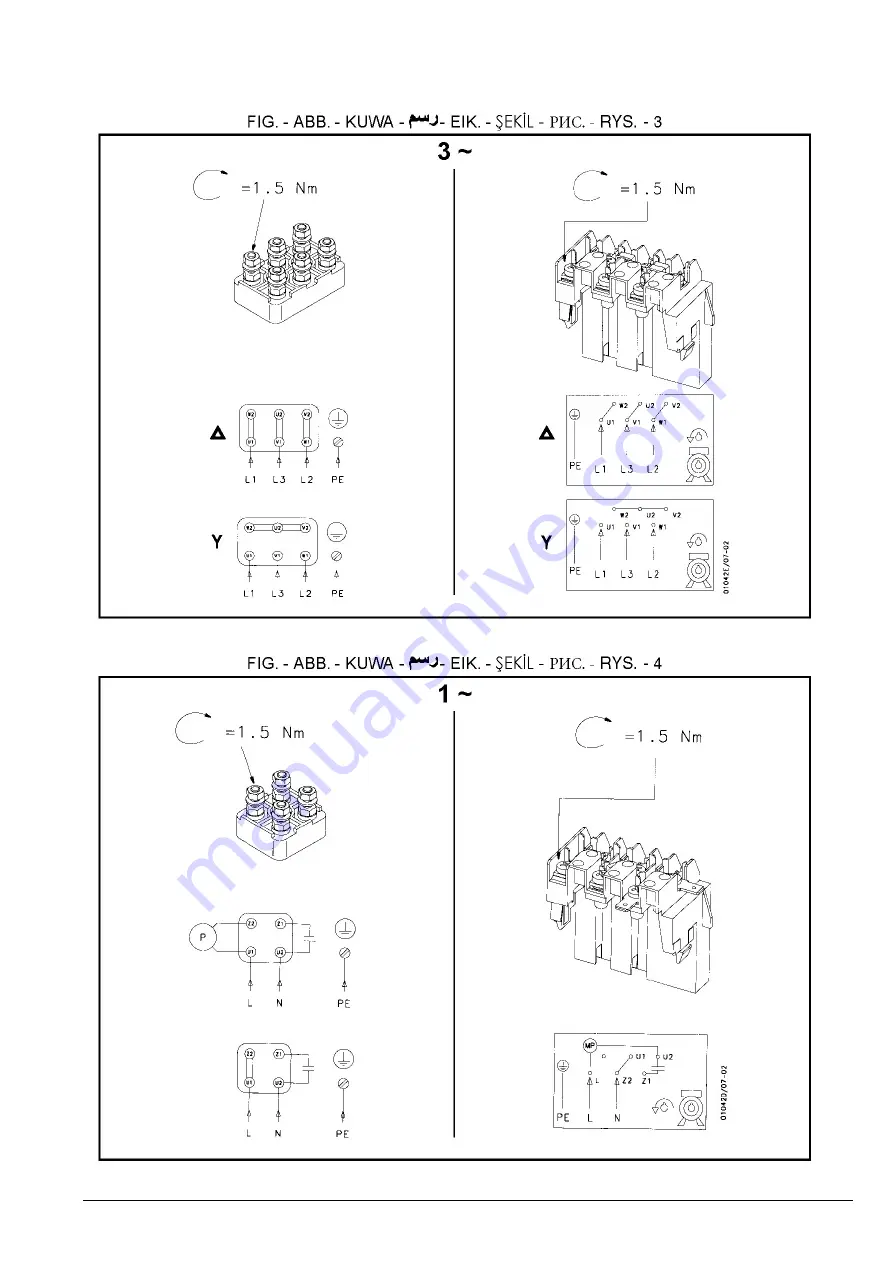 Lowara TDB 120 Installation And Operating Instructions Manual Download Page 85