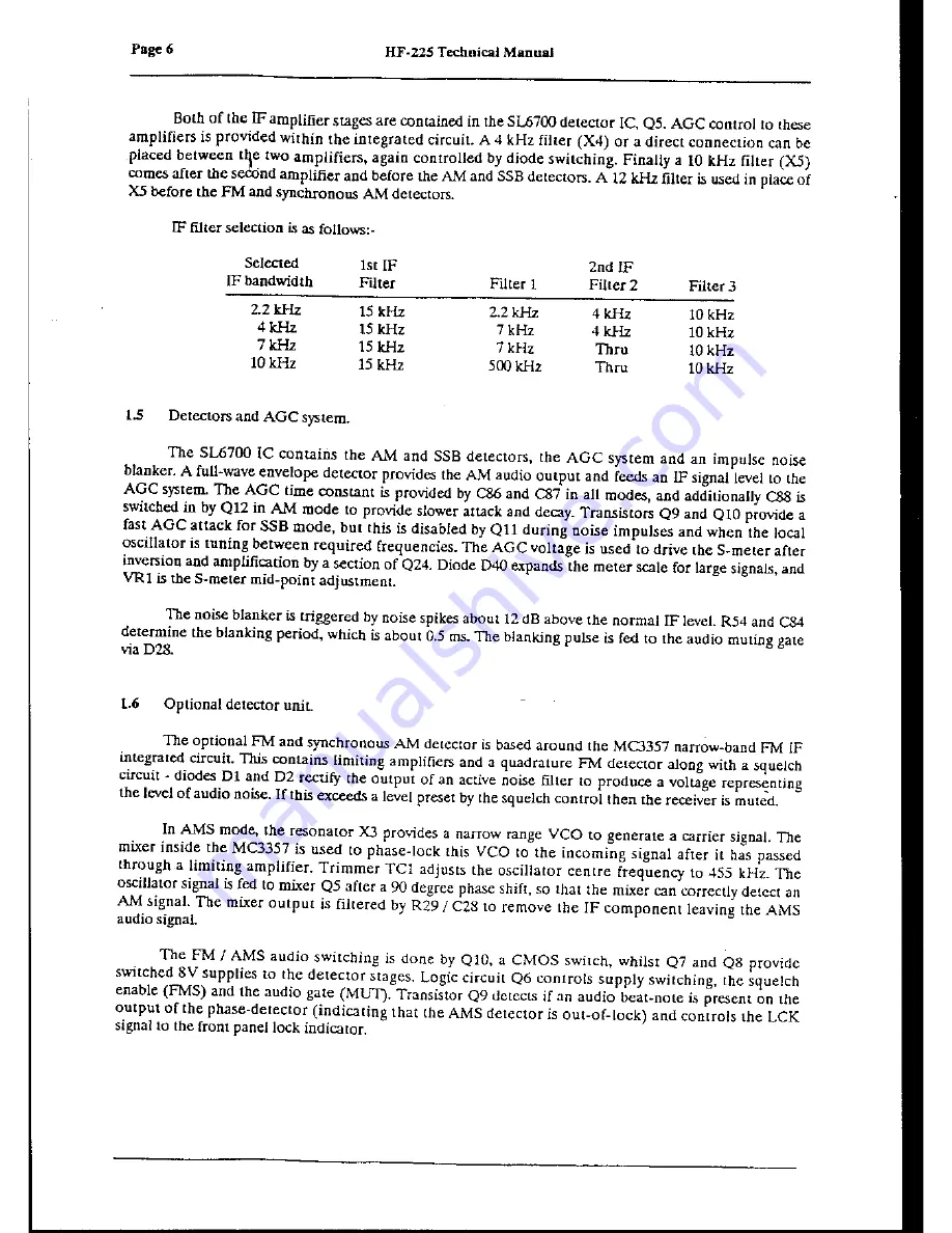 Lowe Electronics HF-225 Technical Manual Download Page 5