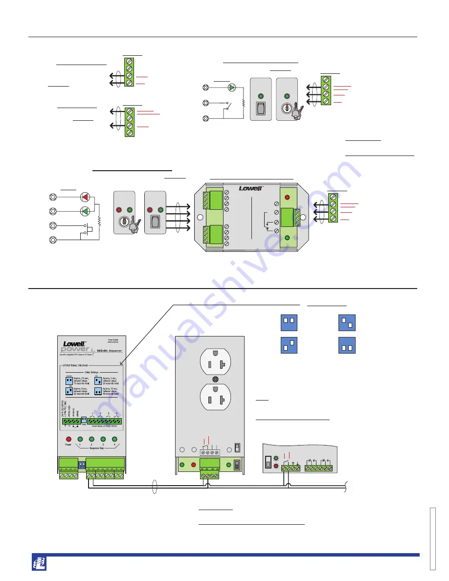 Lowell SEQ-4A Manual Download Page 2