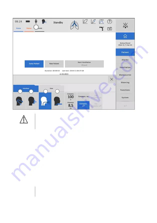 Lowenstein Medical elisa 300 Скачать руководство пользователя страница 78