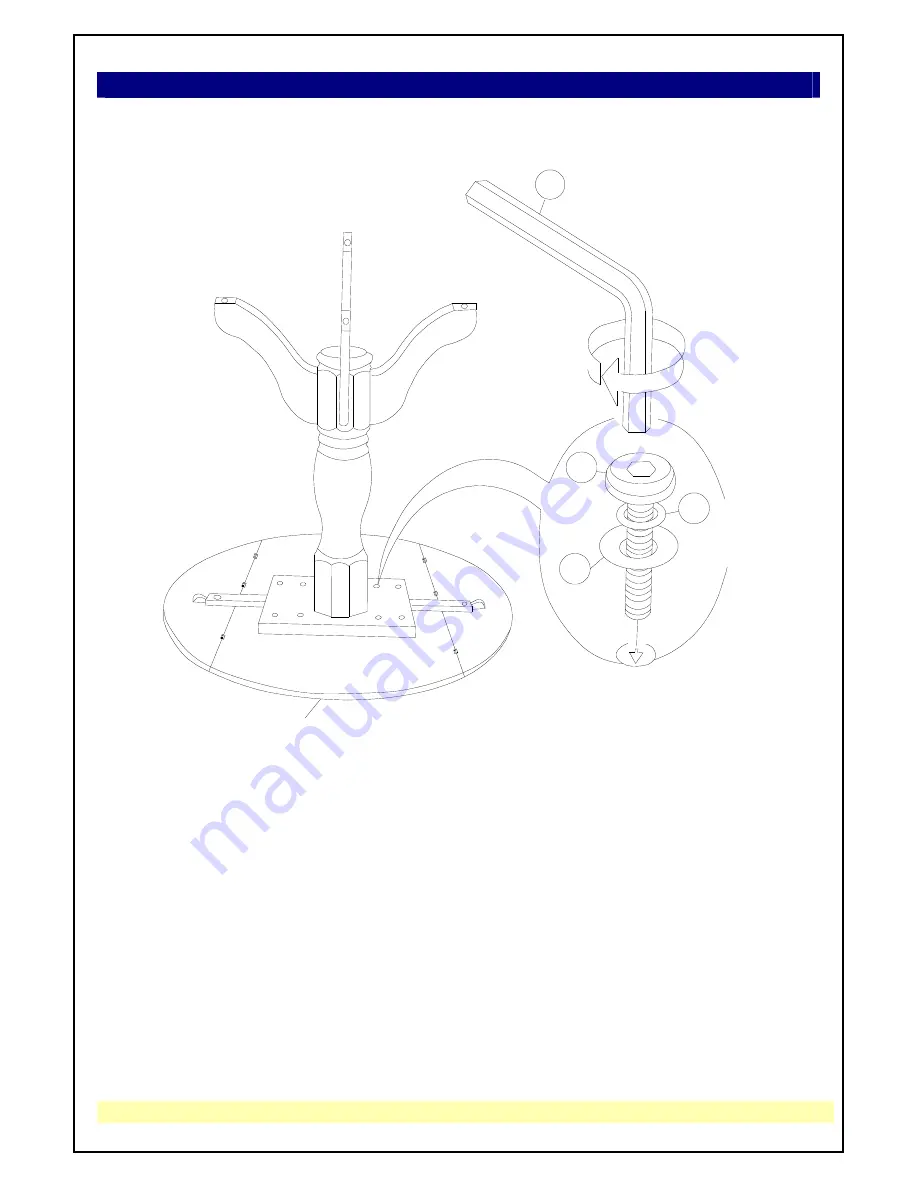 LOWES DUBLIN ROUND TABLE WITH 2 DROP LEAVES Assembly Instructions Download Page 4