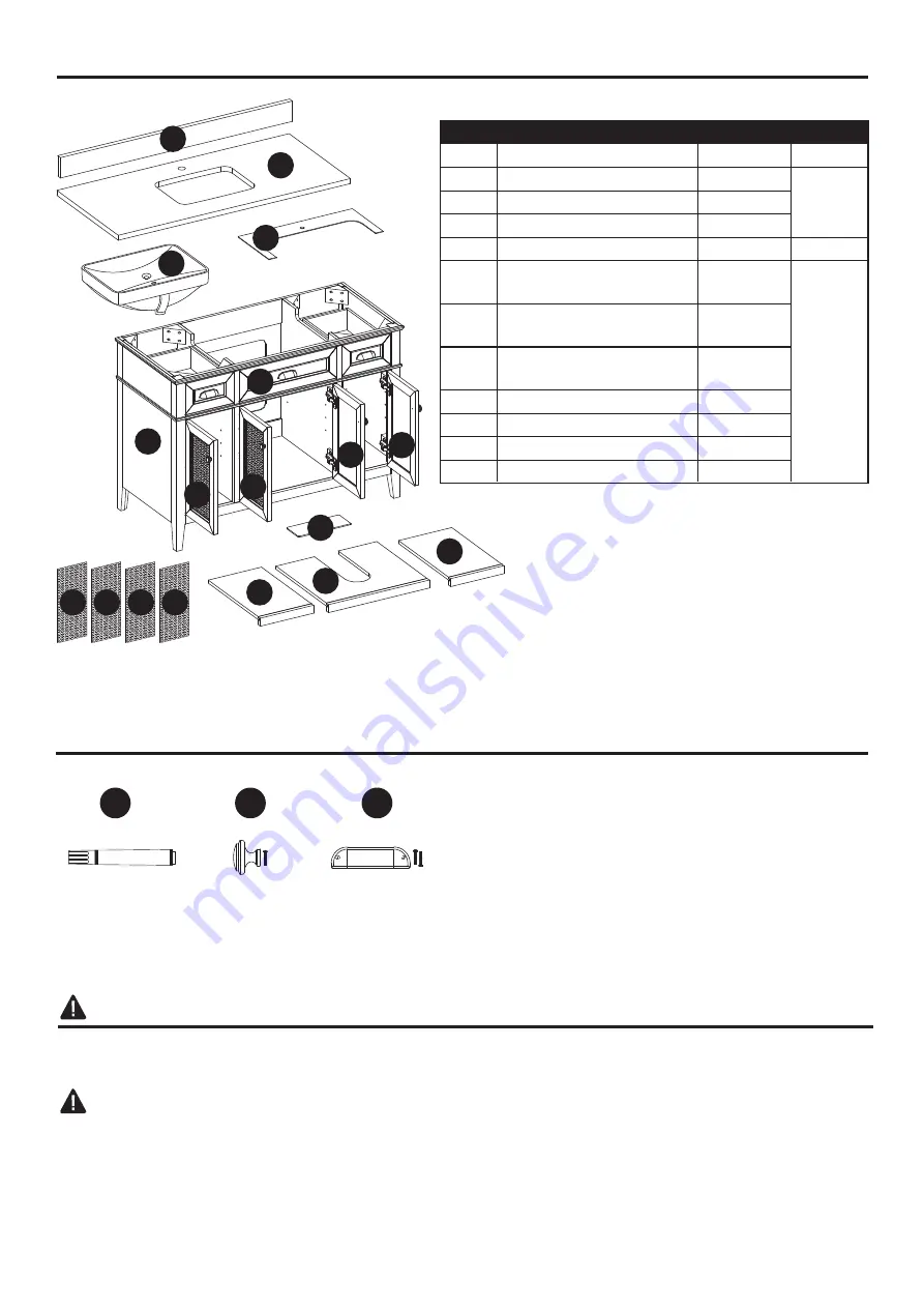 LOWES Nicole Curtis 1922VA-48-267-900-SR Manual Download Page 3