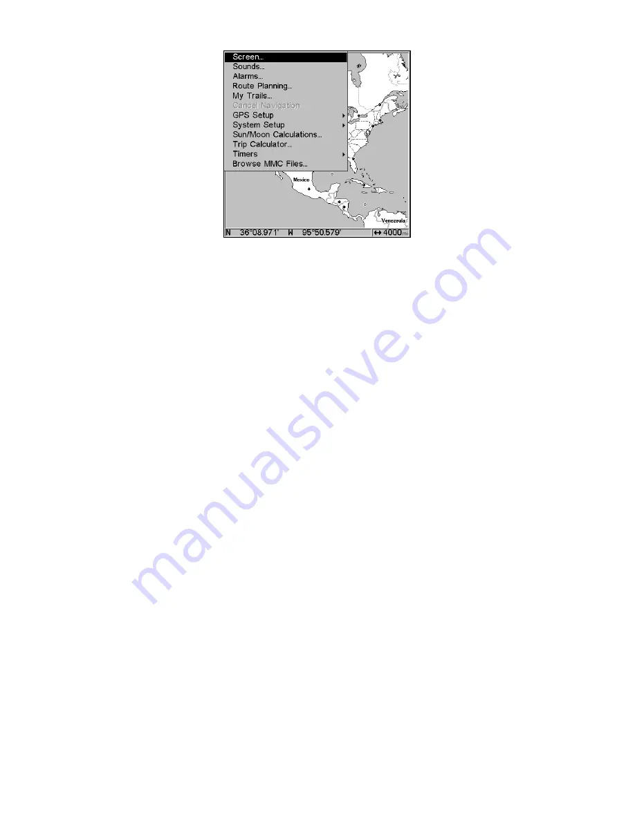 Lowrance Electronics GlobalMap 4800M Operation Instructions Manual Download Page 31