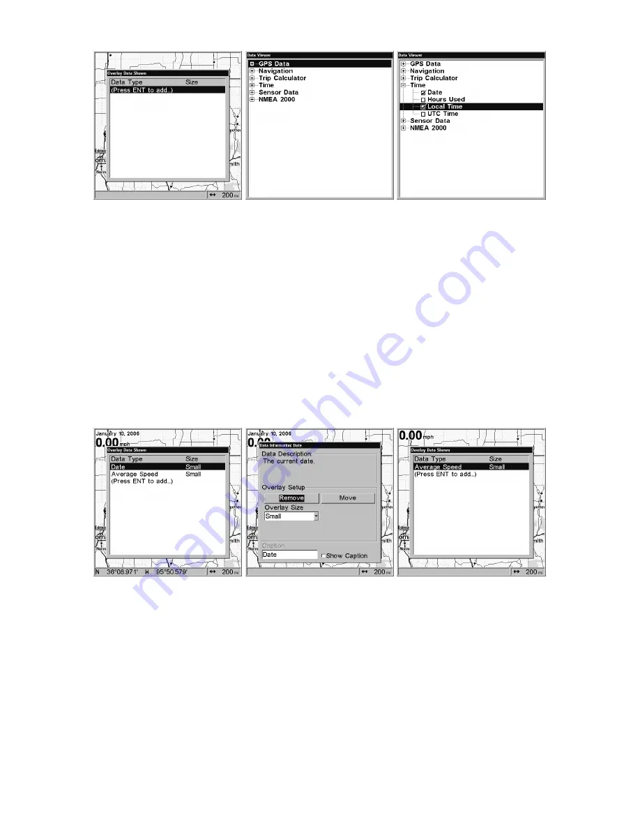 Lowrance GlobalMap 3600C iGPS Operation Instructions Manual Download Page 98