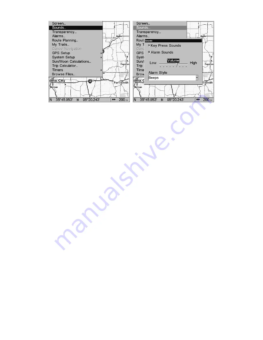 Lowrance GlobalMap 3600C iGPS Operation Instructions Manual Download Page 104