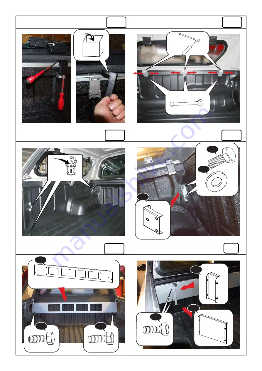 LOYDS SMARTFLOOR Hilux D-Cab Installation Manual Download Page 8