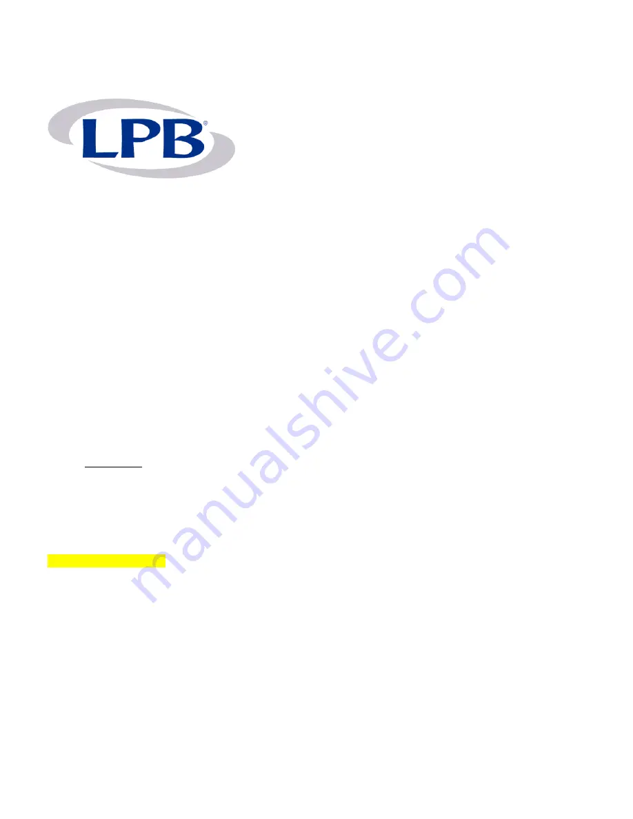 LPB ATU-20 Manual Download Page 8