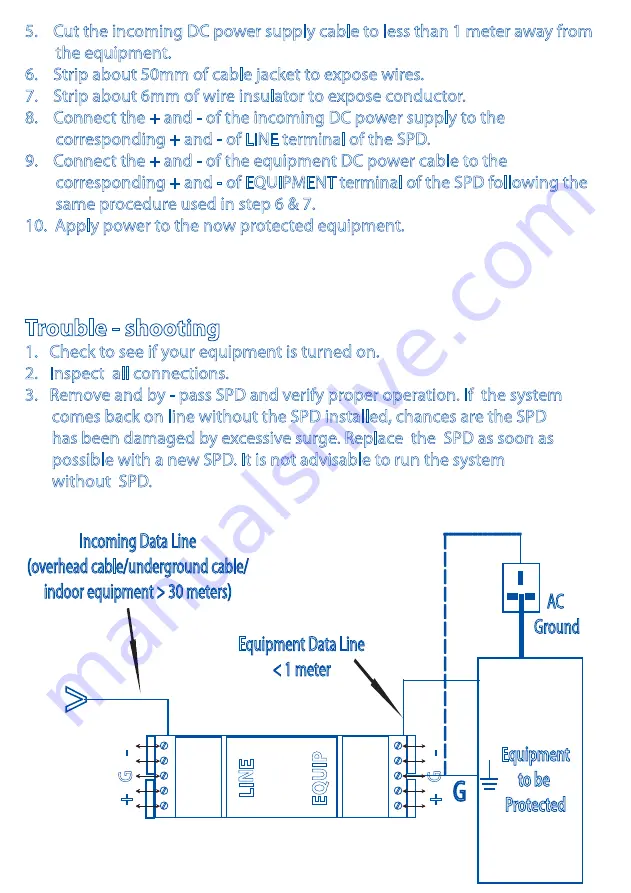 LPS PP-2/110 Series Installation Instructions Download Page 2