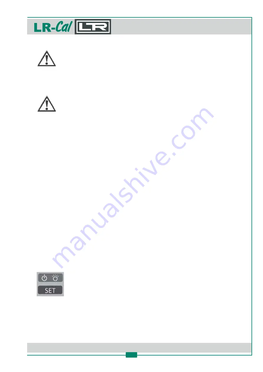 LR-Cal TLDMM 2.0 Series Operating Manual Download Page 13