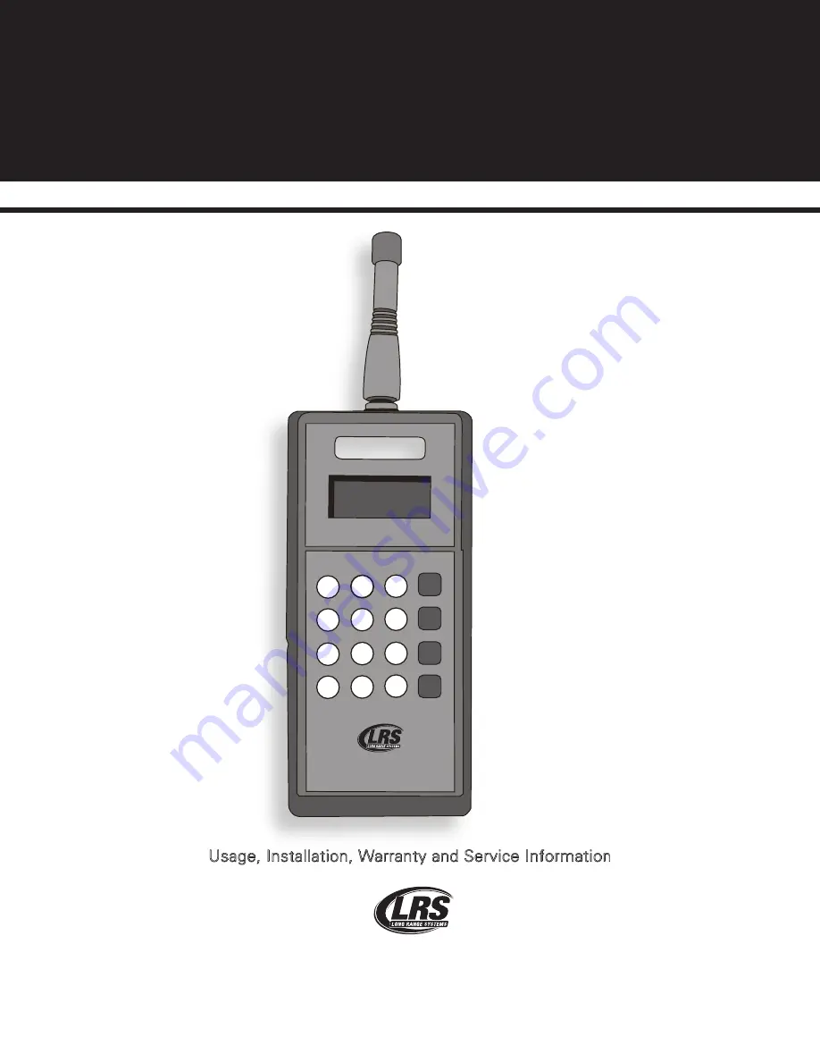 LRS T9550 LCM User Manual Download Page 1