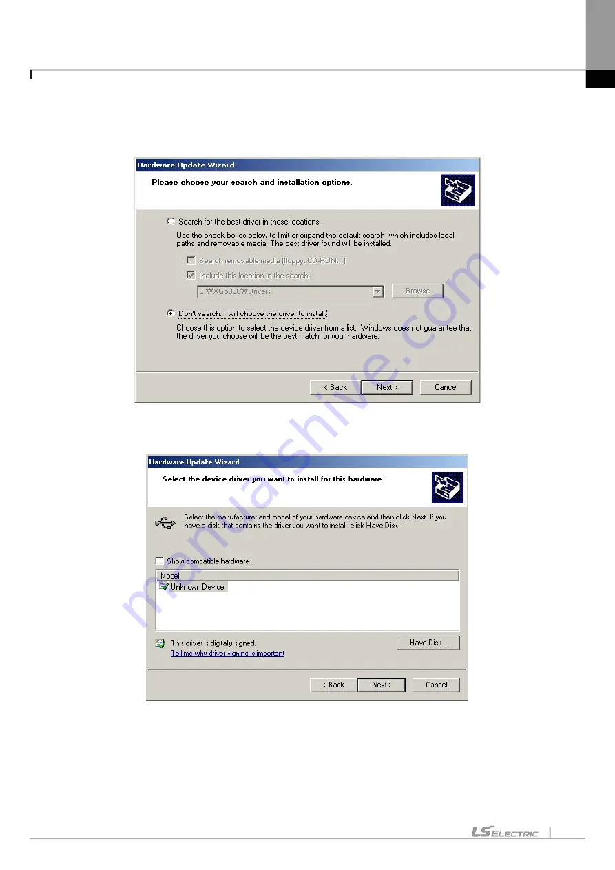 LS ELECTRIC XGT Series User Manual Download Page 43