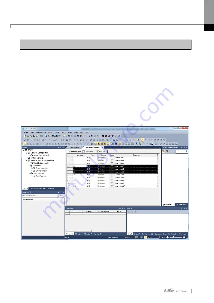 LS ELECTRIC XGT Series User Manual Download Page 67