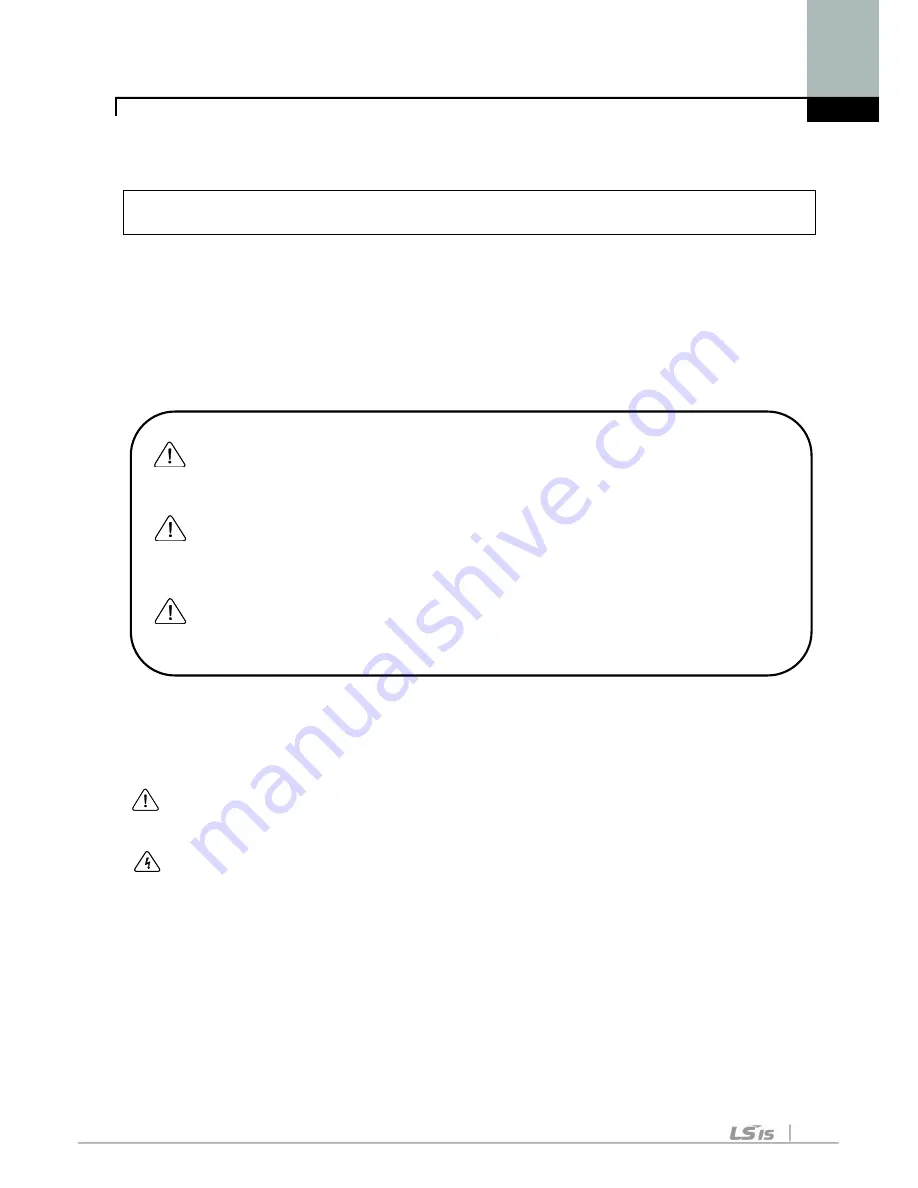 LS SV-xxx-iP5A-2 Manual Download Page 1