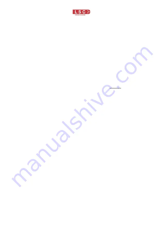 LSC Mantra Mini Quick Start Manual Download Page 16