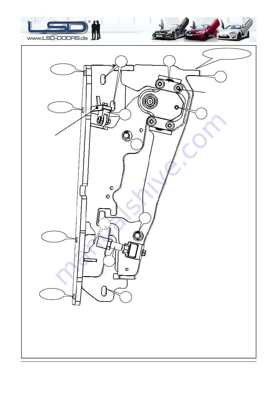 LSD-Doors 500 27 015 Installation Instructions Manual Download Page 13