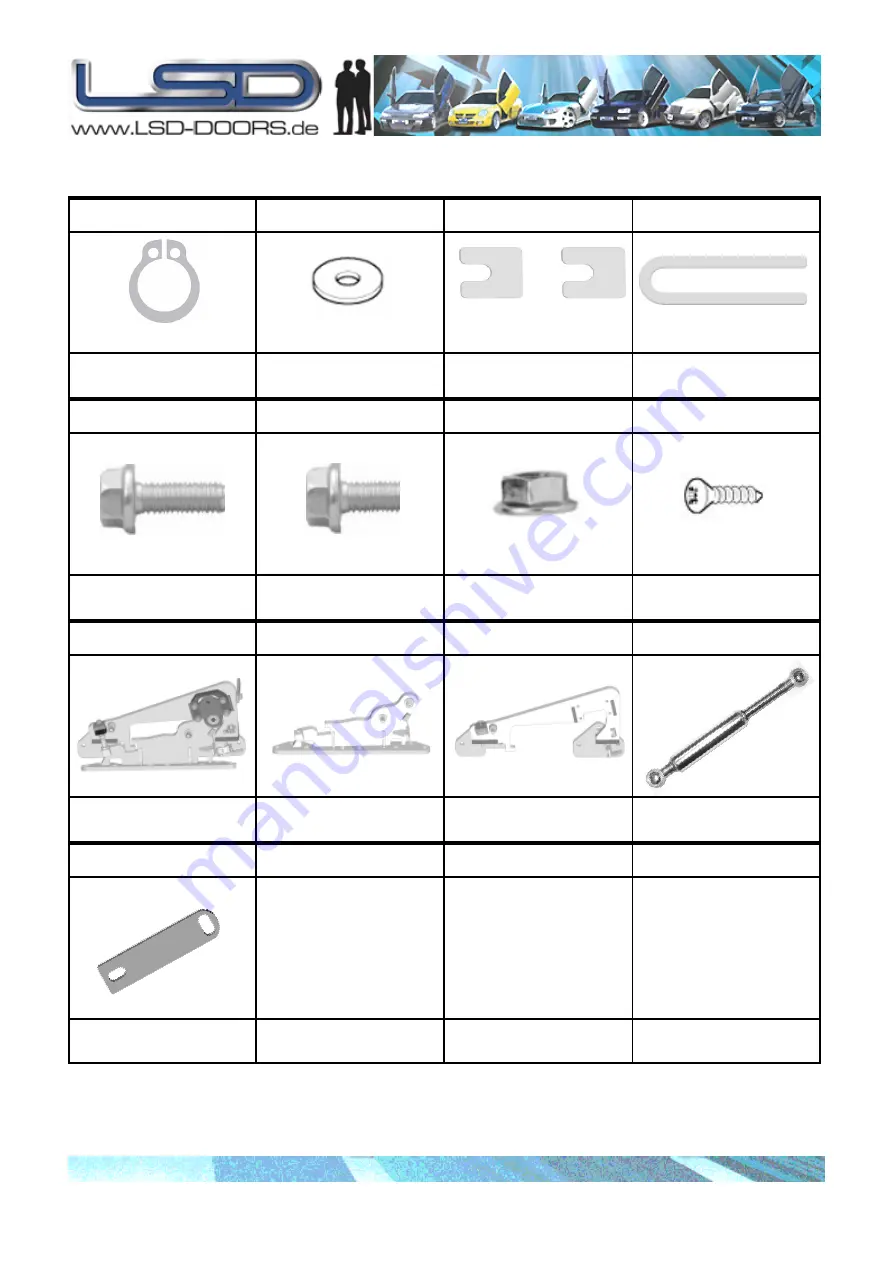 LSD-Doors 500 42 001 Installation Instructions Manual Download Page 4