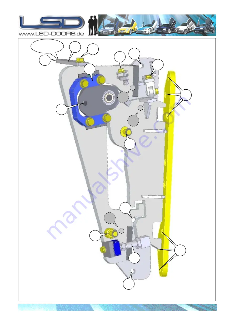 LSD-Doors 500 42 001 Installation Instructions Manual Download Page 5