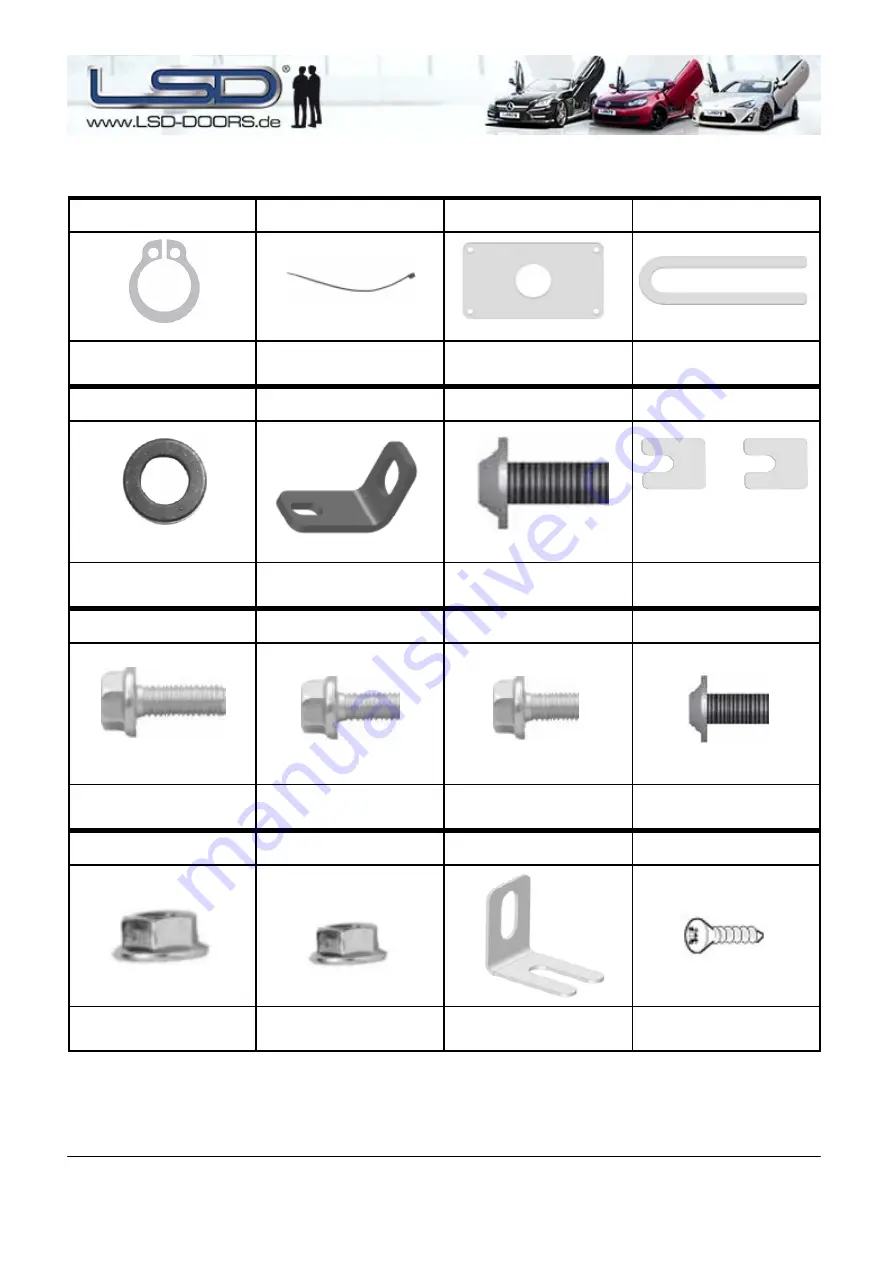 LSD-Doors 50090003 Installation Instructions Manual Download Page 4