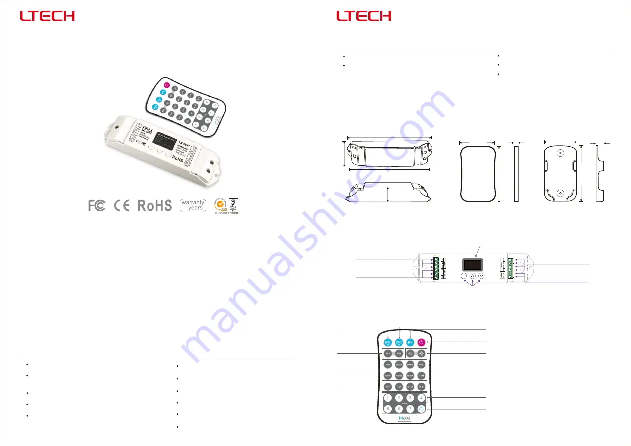 Ltech DMX-SPI-203 Скачать руководство пользователя страница 1