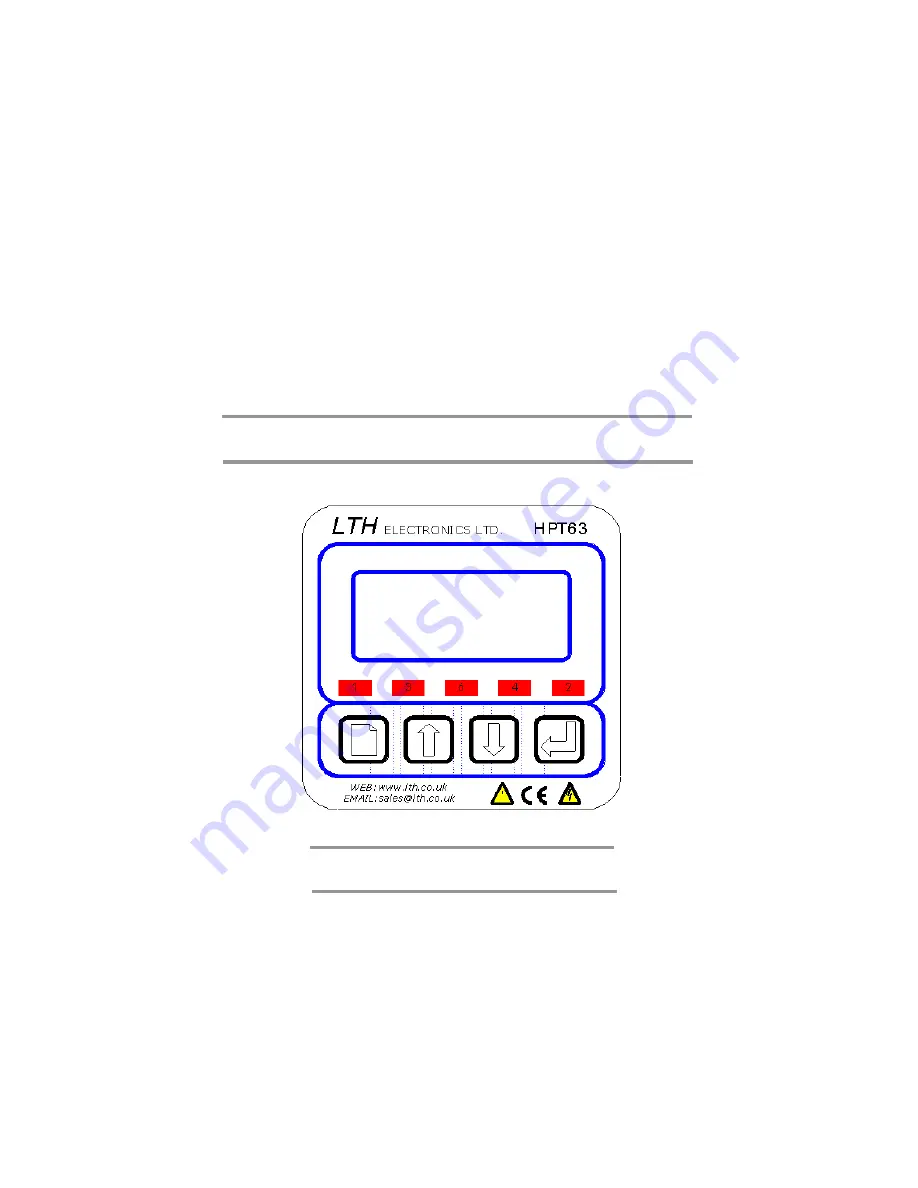 LTH Electronics HPT63 Скачать руководство пользователя страница 1