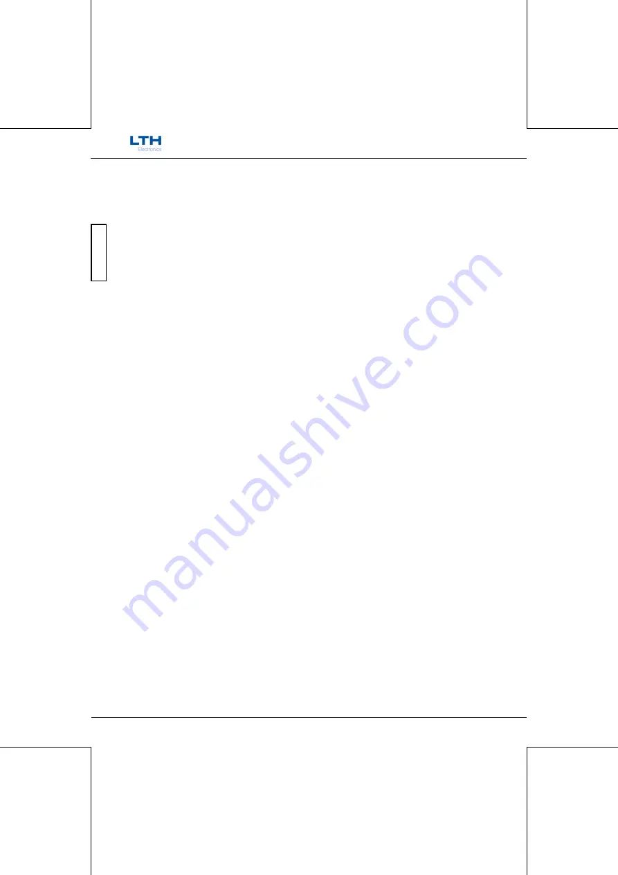 LTH Electronics MTD75 Operation Manual Download Page 30