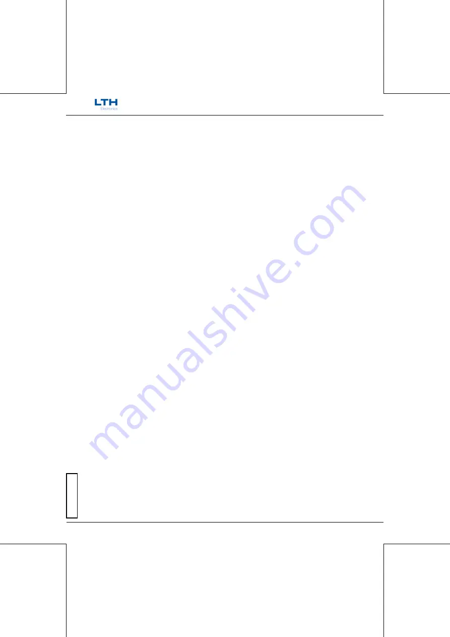 LTH Electronics MTD75 Operation Manual Download Page 100