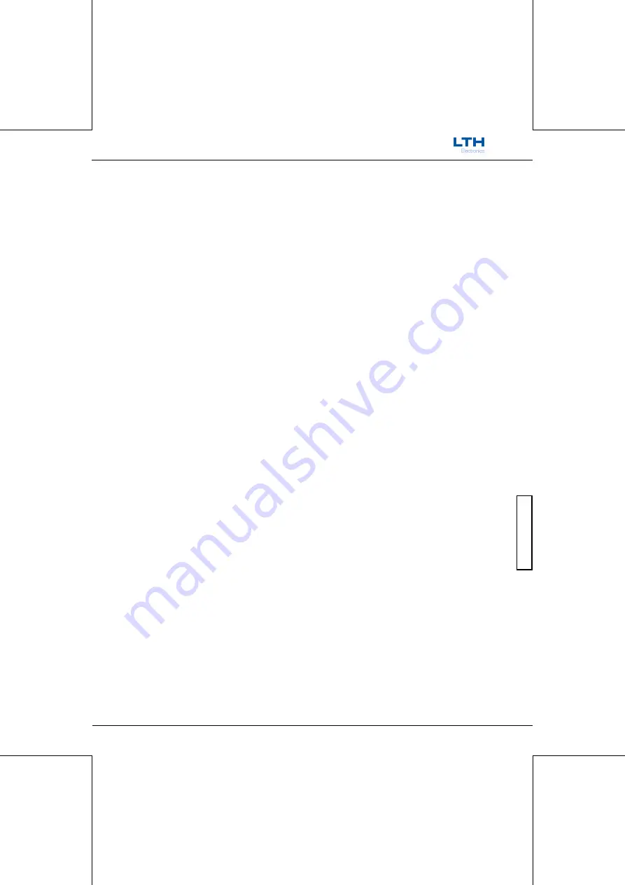 LTH Electronics MTD75 Operation Manual Download Page 127