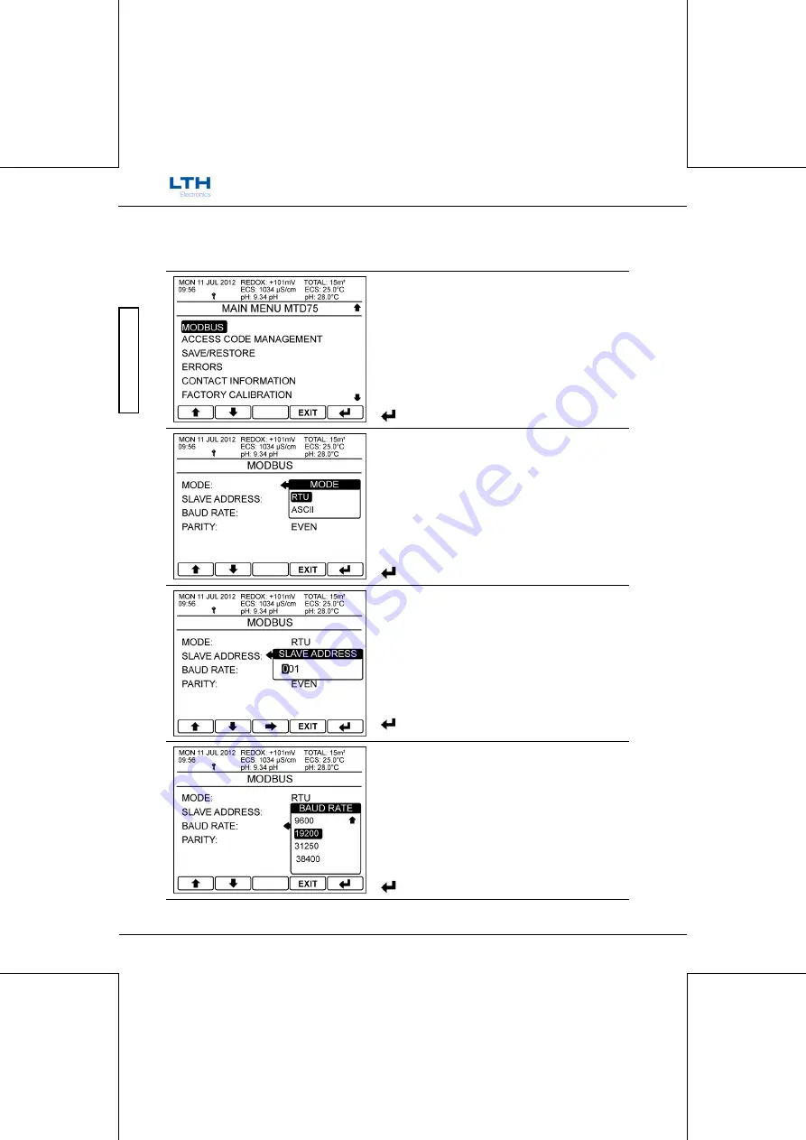 LTH Electronics MTD75 Operation Manual Download Page 170