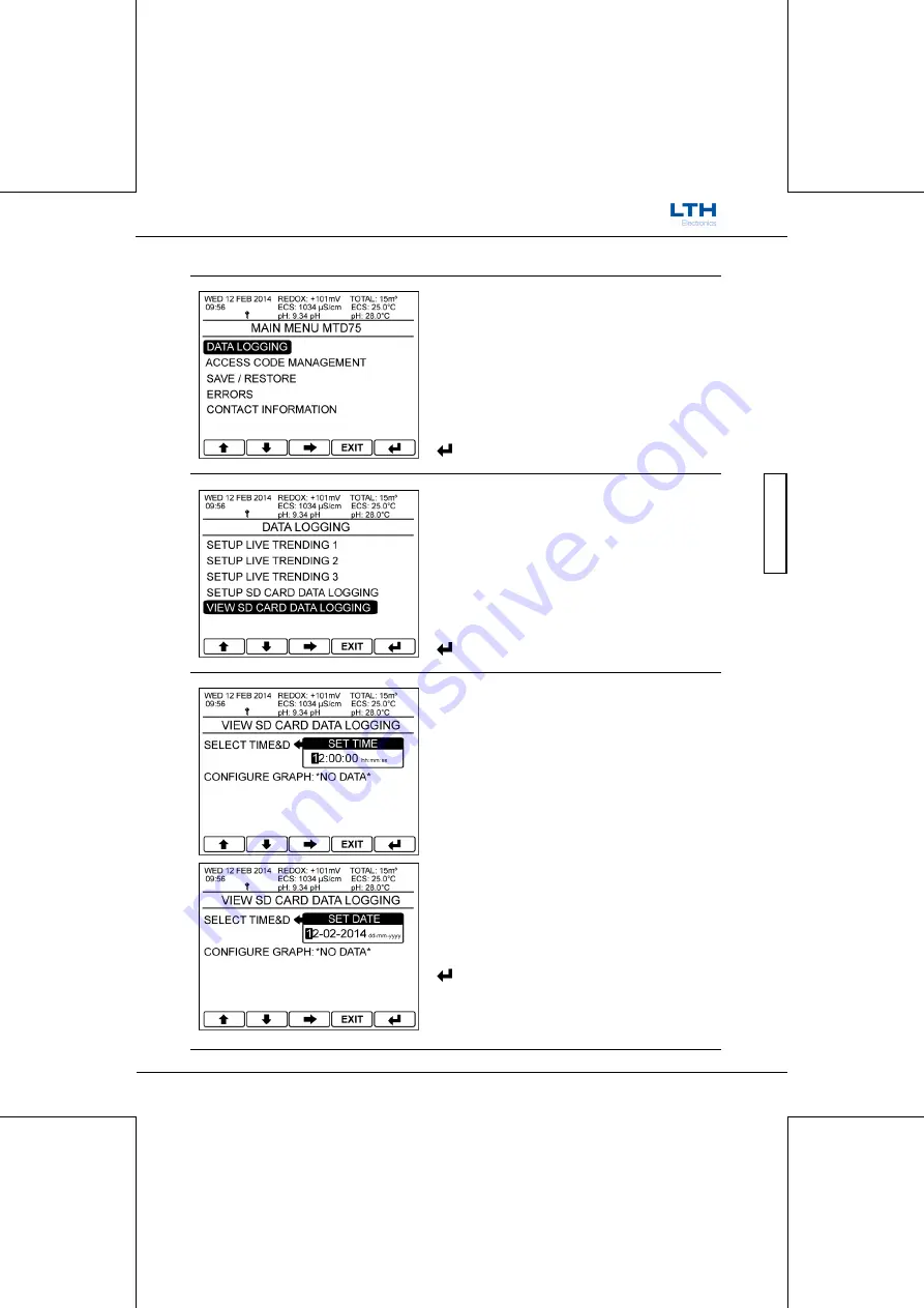 LTH Electronics MTD75 Operation Manual Download Page 179