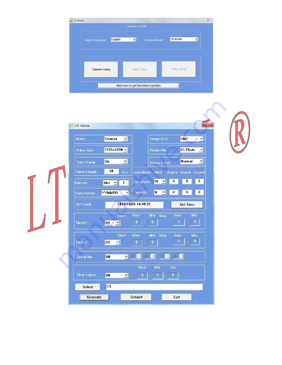 Ltl Acorn Ltl-5610 Series User Manual Download Page 21