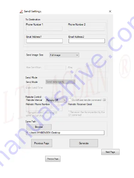 Ltl Acorn Ltl-8830 Series User Manual Download Page 36