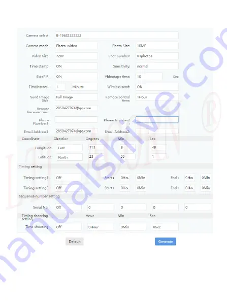 Ltl Acorn Ltl-8830 Series User Manual Download Page 51