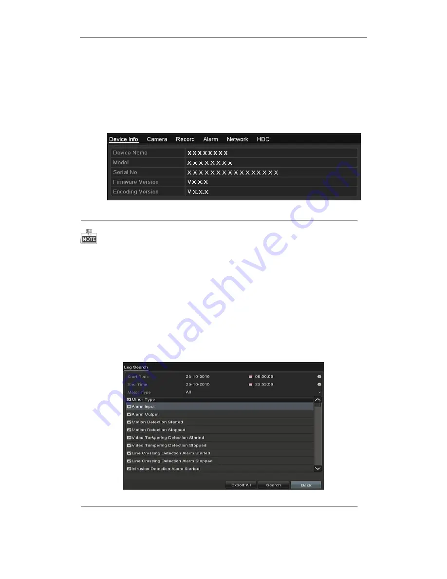 LTS LTN8916 User Manual Download Page 169