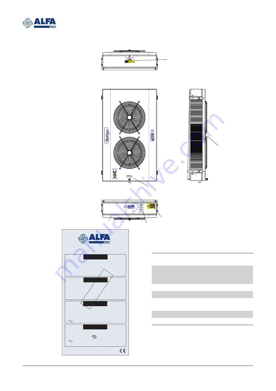 LU-VE Alfa LU-VE Optigo FMD Instruction Manual Download Page 7