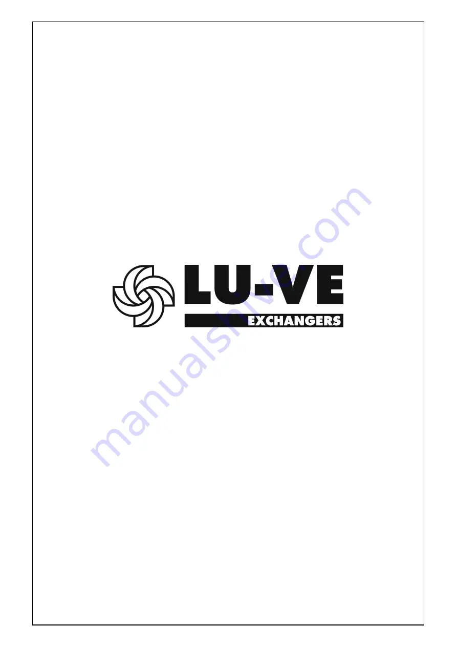 LU-VE F30HC Installation And Maintenance Instructions Manual Download Page 36