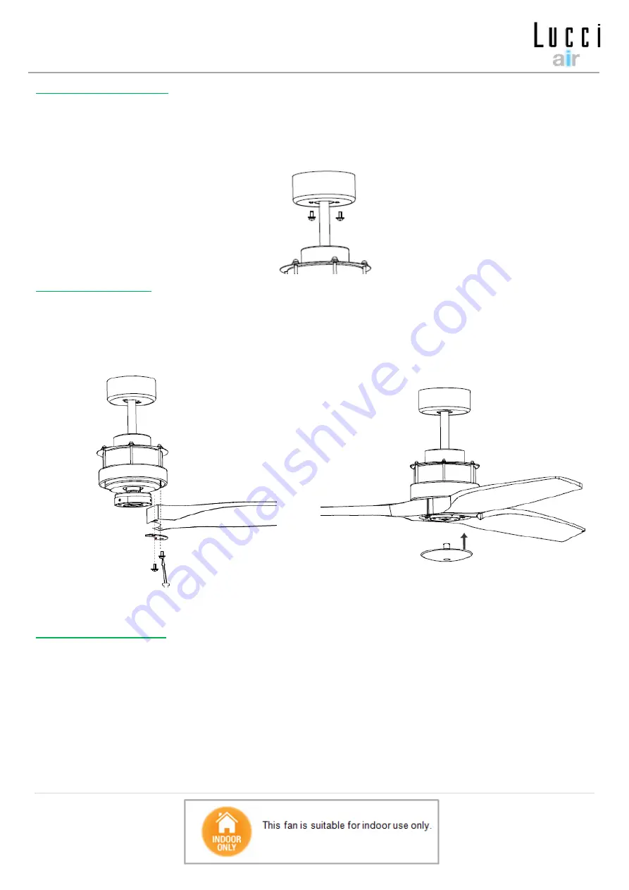 LUCCI Air Airfusion Akmani Series Installation, Operation & Maintenance Instructions Manual Download Page 25