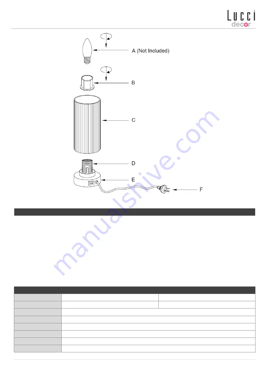 Lucci decor 269500 Скачать руководство пользователя страница 2