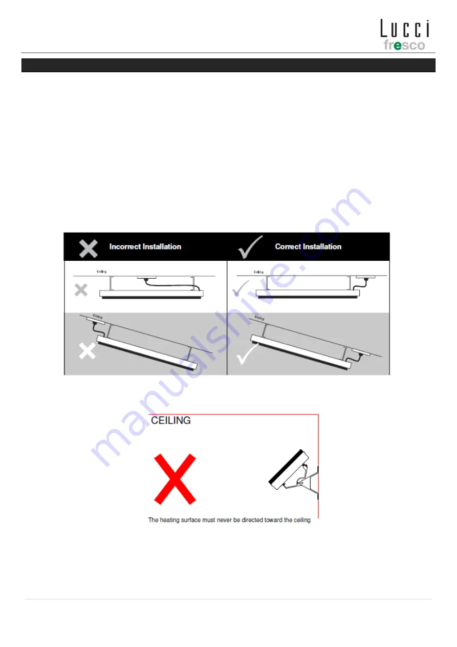 Lucci Fresco THERMASTRIP 200060 Installation Instructions Manual Download Page 9